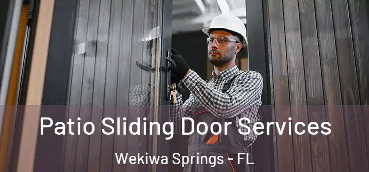 Patio Sliding Door Services Wekiwa Springs - FL